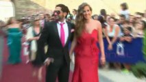 Ramos y Pilar Rubio, enamorados en la boda de Talavante