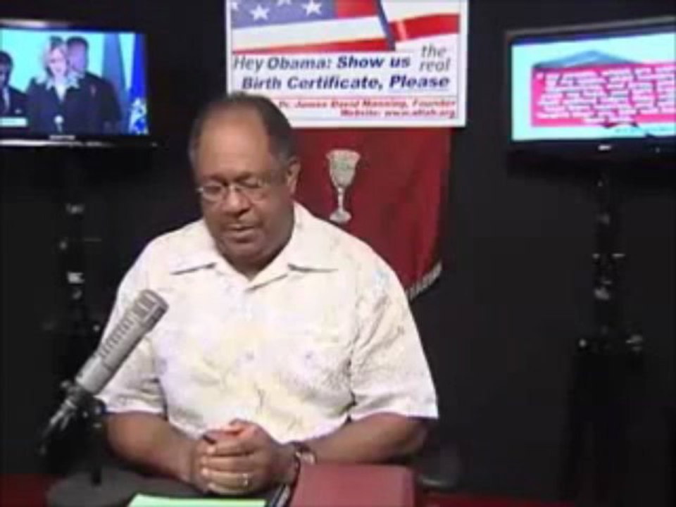 the "Get that Nigga Out the White House" sermon w/Pastor James Manning