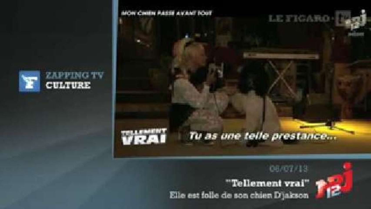 Zapping TV : folle de son chien, elle lui chante des chansons en public