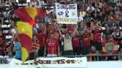 L'ambiance de RC Lens-Nîmes à Albertville
