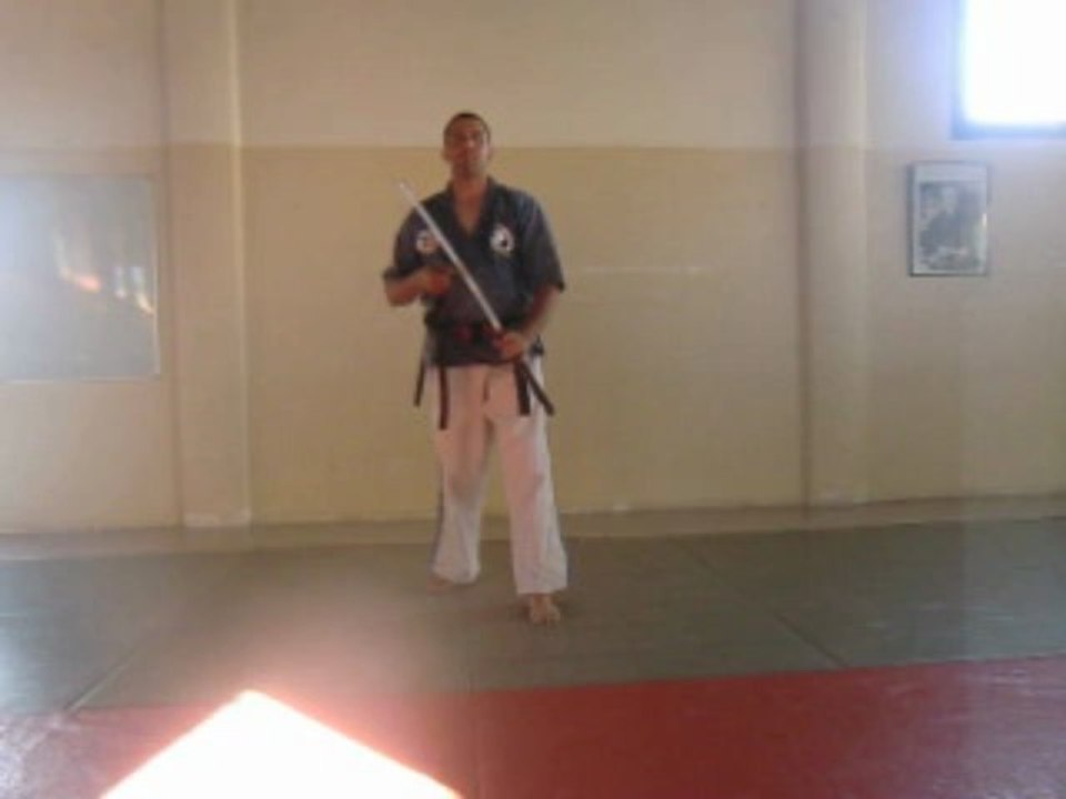 Kata de Iai Jitsu de l'école Toreikan : Tachi Iaï Kataté Goho (migi et hidari)