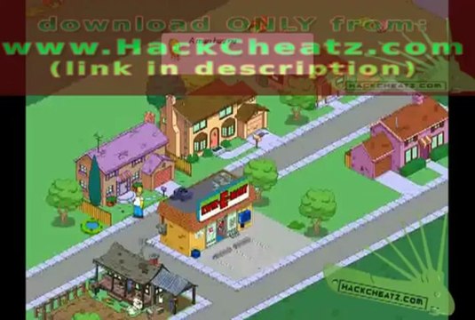 The Simpsons Tapped Out Hack Cheat Tool [money and donuts adder, xp increase, level up hack]