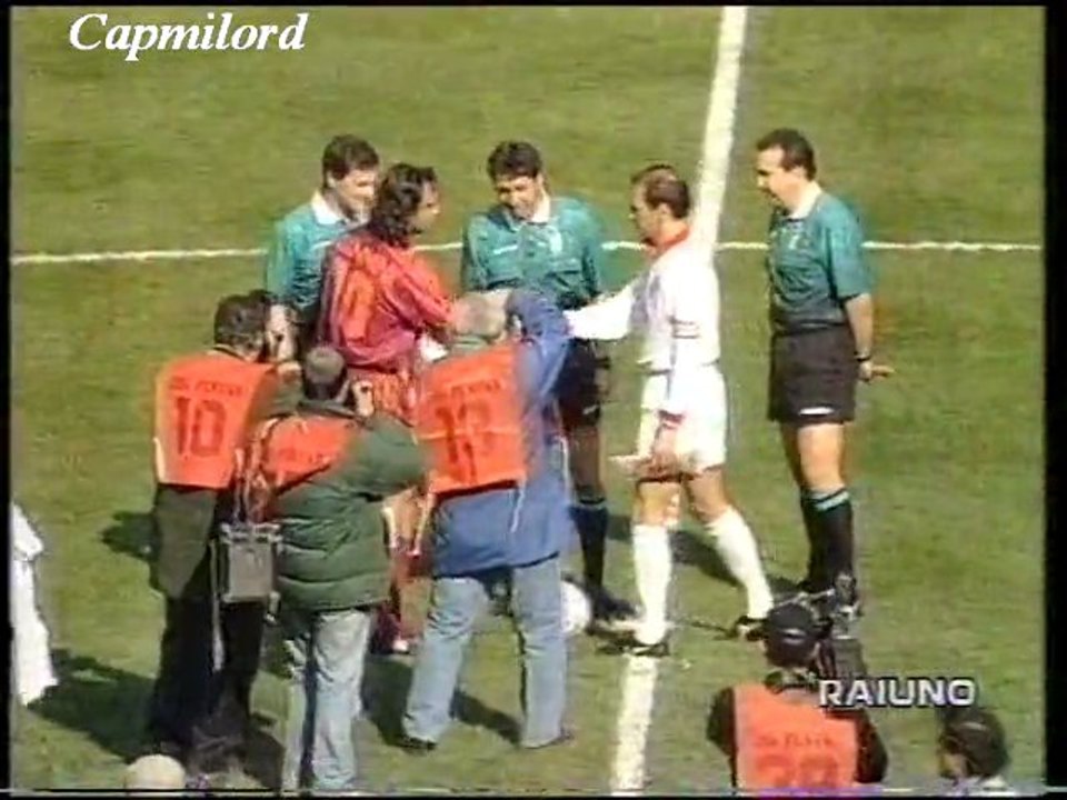 ROMA-Piacenza 2-1 Delvecchio, Cappioli Decima giornata Ritorno 24-03-1996