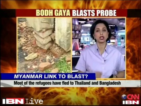 إستهداف معبد مهابودي بسبب الهجوم على مسلمين الروهنجيا - Mahabodhi temple targeted because of the attack on Rohingya Muslims