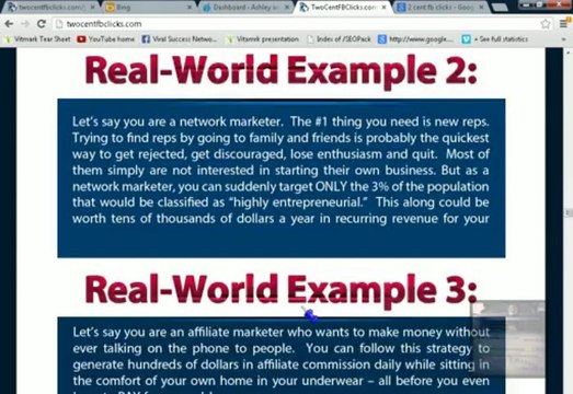 2 Cent FB Clicks A SCAM? Two Cent FB Click Going To Flop?