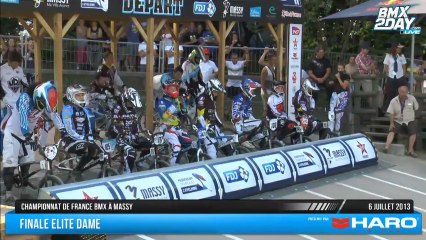 Finale Elite Dame Championnat de France BMX à Massy