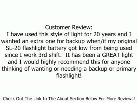 Streamlight 20203 SL-20X LED Light with 120V AC/DC and 2 Sleeves, Black Review