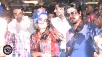 Shahrukh Khan, Abhishek, Vidya return from IIFA awards 2013