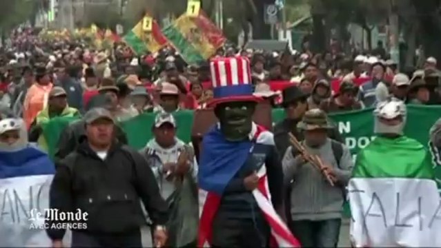 Affaire Snowden : les Boliviens manifestent contre la France et les Etats-Unis