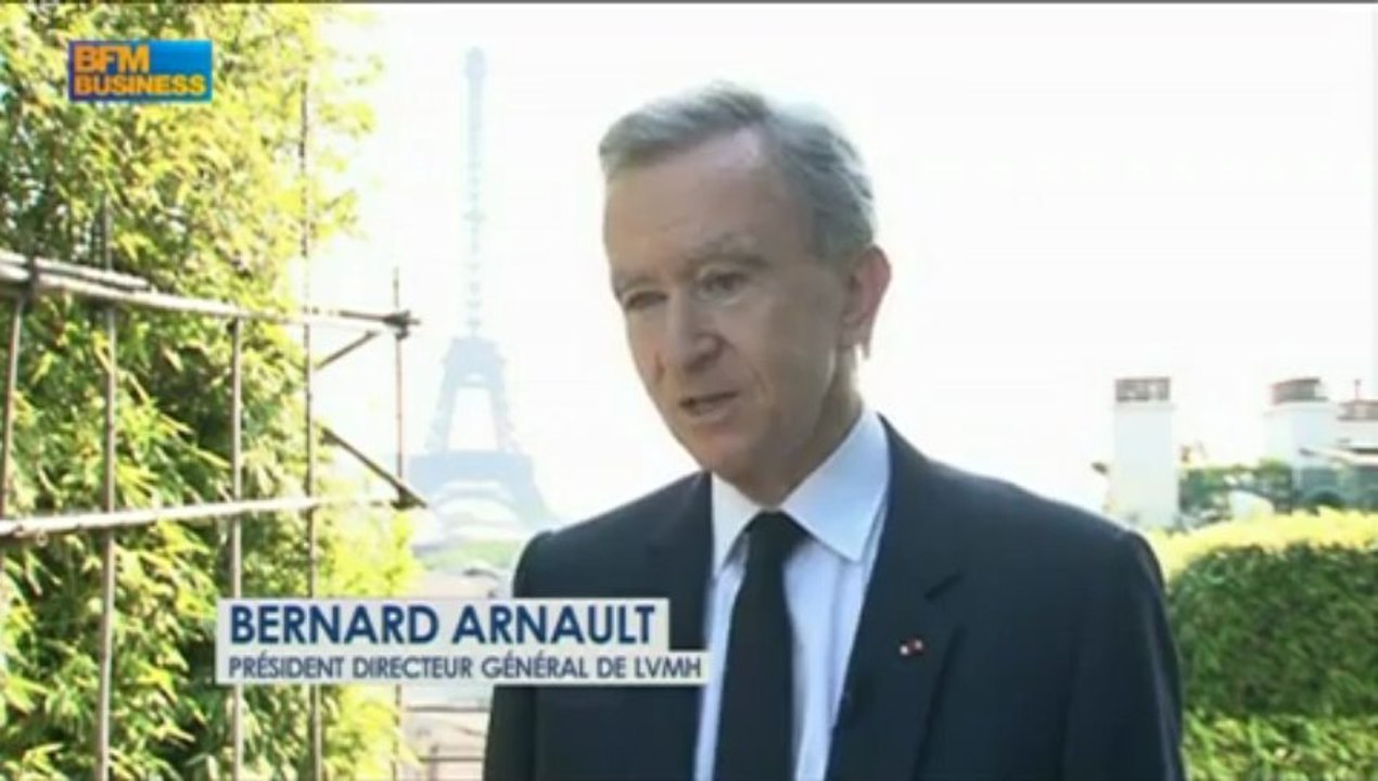 Interview de Bernard Arnault à propos de Loro Piana dans Good Morning Business, le 09/07/13,