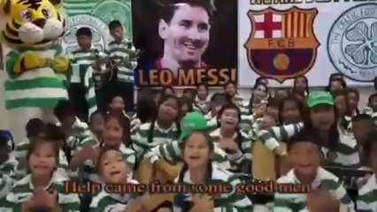 Taylandlı çocuklardan Messi şarkısı