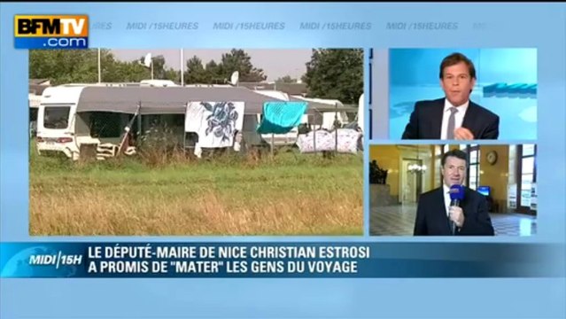 Estrosi: Je respecte parfaitement 90% des gens du voyage - 09/07