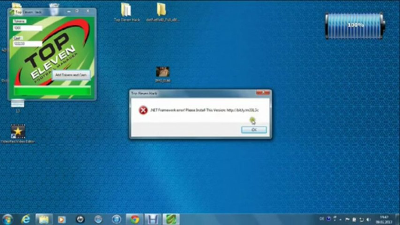 Top Eleven Hack 2013 working 100%