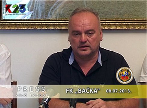 K23TV - Press iz prve ruke - FK Bačka, Subotica - 8. jul 2013.