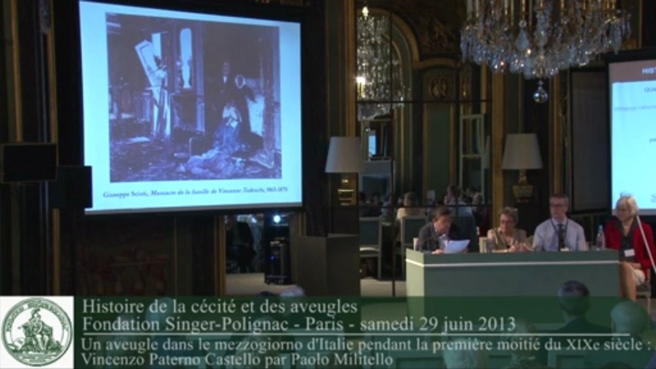 Histoire de la cécité et des aveugles - Paolo Militello