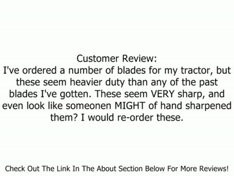 Replacement Lawnmower Blade for AYP / Sears Mowers 42 Cut 139775 Review