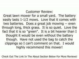 GreenWorks 25292 40-Volt 4 Amp-Hour Lithium Ion 19-Inch Lawn Mower Review