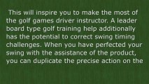 GOLF GAMES WITH THE DIRECT GOLF SWING DRIVER