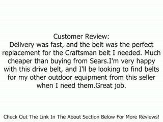 9180R Replacement belt made with Kevlar. For Craftsman, Poulan, Husqvanra, Wizard, more. Review