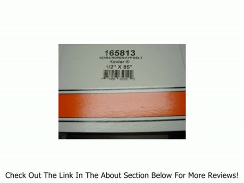 165813, 161850 Replacement belt made with Kevlar. For Craftsman, Poulan, Husqvarna, More. Review