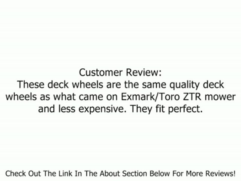 Oregon 72-311-1 Anti-Scalp Deck Wheel 5-Inch by 2-5/8-Inch Review