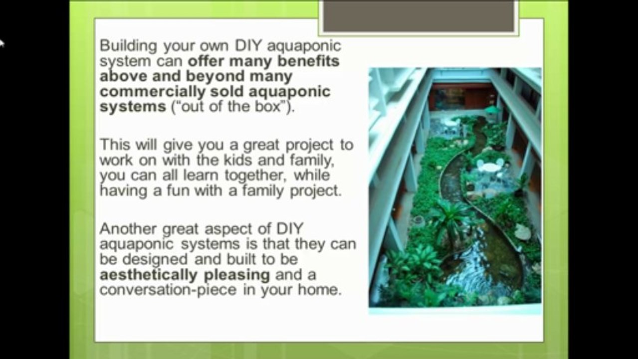 Do It Yourself Aquaponics