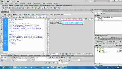 Dreamweaver CS6 Tutorials Urdu Hindi 25