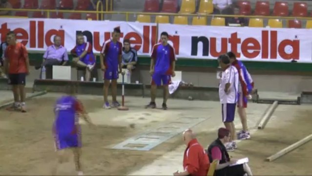 Tir rapide en double U18 France en HD, Tournoi International Jeannot Védrine, Sport-Boules, Saint-Vulbas 2013