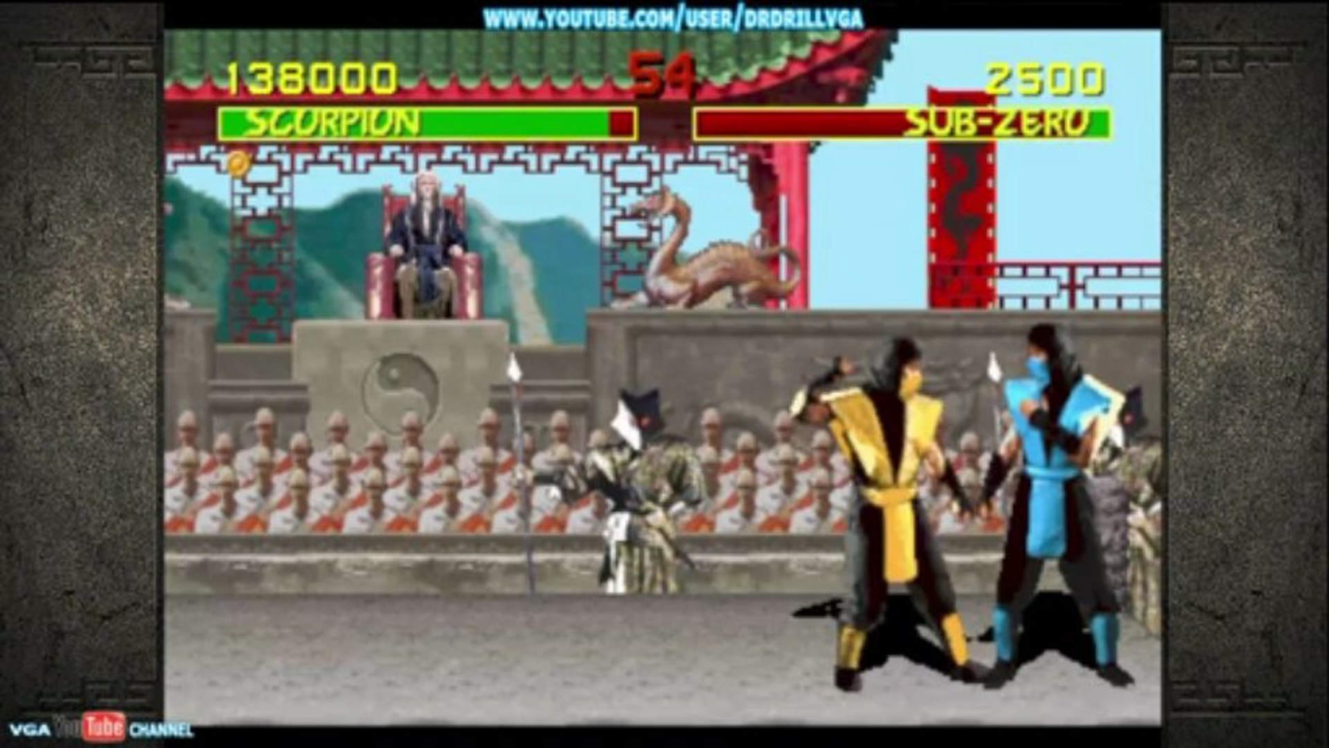 Mortal Kombat - Monday 10th August, 1992 - Revision 5.0 T Unit - Friday  19th March, 1993 - Scorpion - Arcade - Full Playthrough (USA Version) -  With Fatality Callouts - video Dailymotion