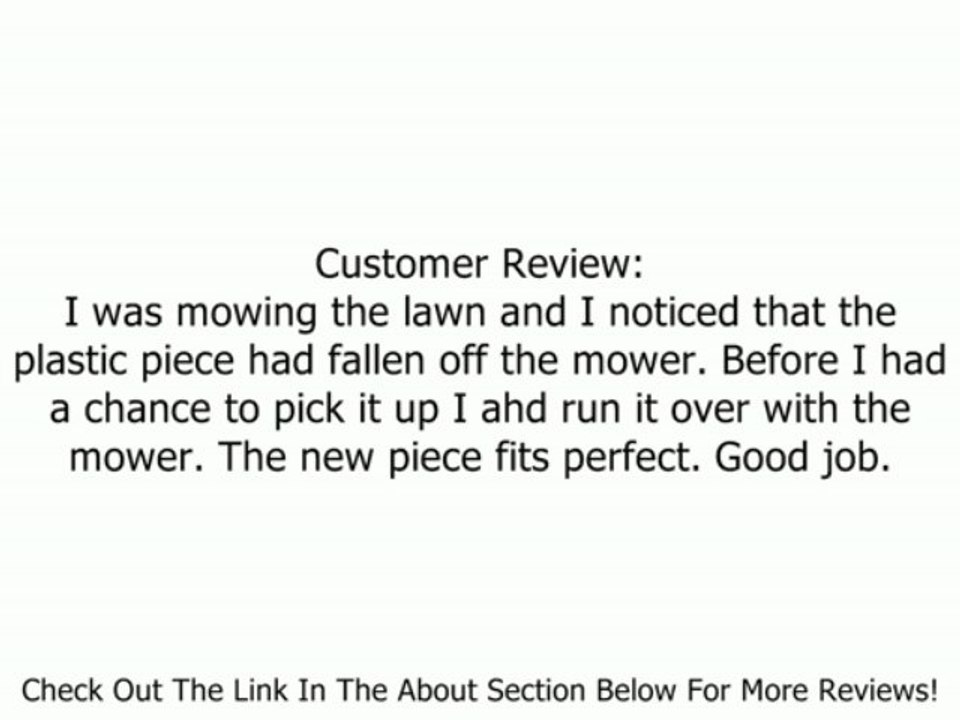 Replacement part For Toro Lawn mower # 105-3004 COVER-CUTOUT Review