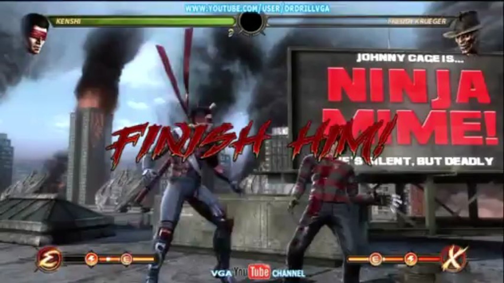 Mortal Kombat 9 All Fatalities Performed On Freddy Krueger Part 2 HD -  video Dailymotion