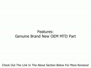 MTD Part 754-04149 BELT Review