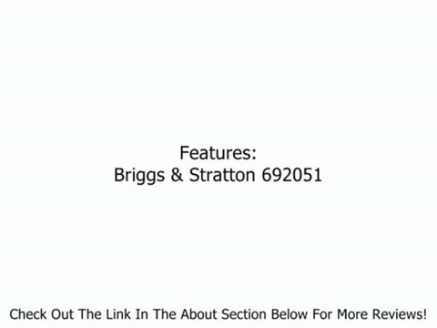 Briggs & Stratton # 692051 PLUG-SPARK Review