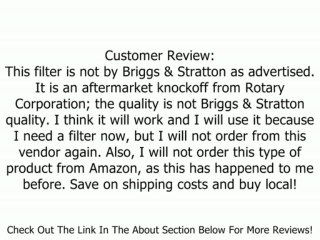 Washable Replacement Air Filter For Briggs & Stratton 697153 Review
