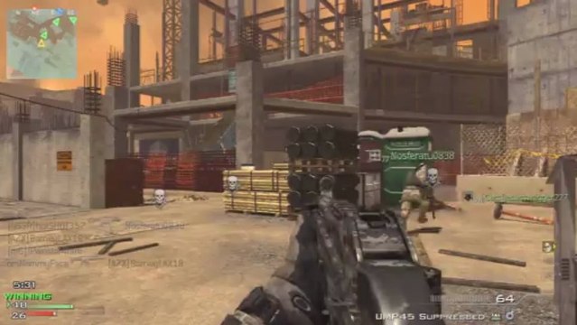 MW3: Juggernaut with Every Gun Show UMP45 (Modern Warfare 3 Gameplay/Commentary)