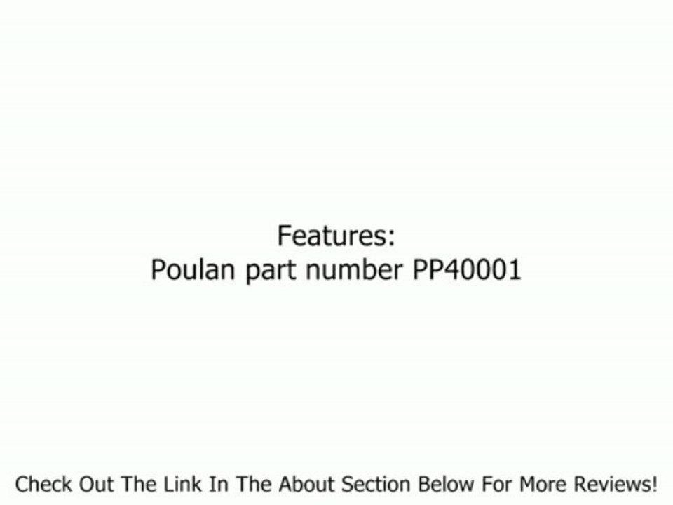 Poulan Pro PP40001 Snow Thrower Traction Belt Review