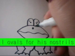 How to Draw a Cartoon Toad - Step by Step
