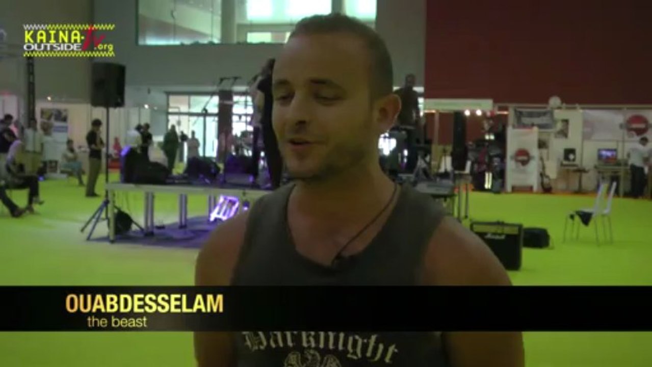 Festival International des Musiques du Monde Asswate avec l'interview du leader du groupe "The Beast"