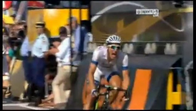 Últimos 2 kilómetros de la décima etapa del Tour de Francia