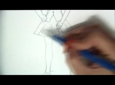 COMO DIBUJAR CUERPO Y ROPA MANGA - ANIME DE MUJER (Chica adolescente, TUTORIAL LENTO)