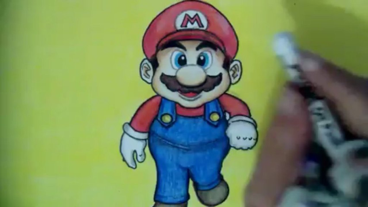 COMO DIBUJAR A MARIO BROS (tutorial)