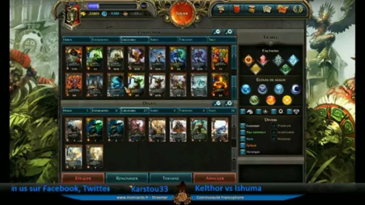 duel of champion creation de decks