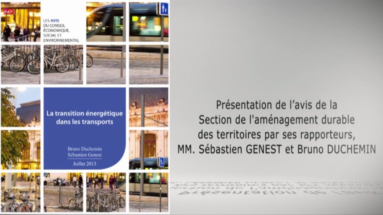 La transition énergétique dans les transports - cese