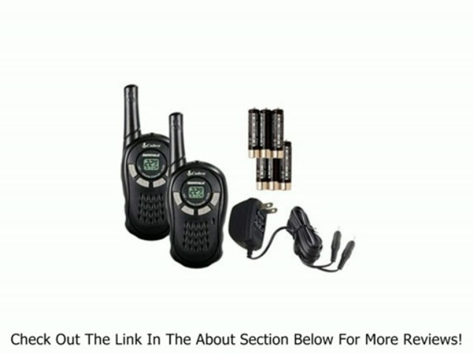4) PAIR COBRA CXT135 MicroTalk 16 Mile 22 Channel Walkie Talkie 2-Way  Radios Review - video Dailymotion
