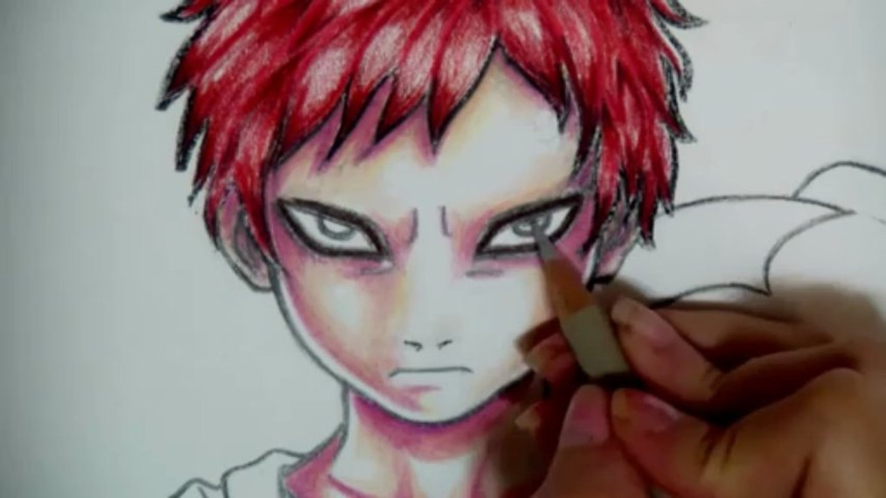 COMO DIBUJAR A GAARA