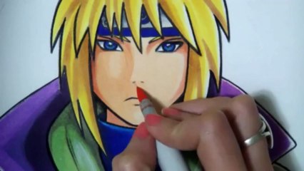 COMO DIBUJAR A MINATO (PINTADO CON COPIC COLORS)
