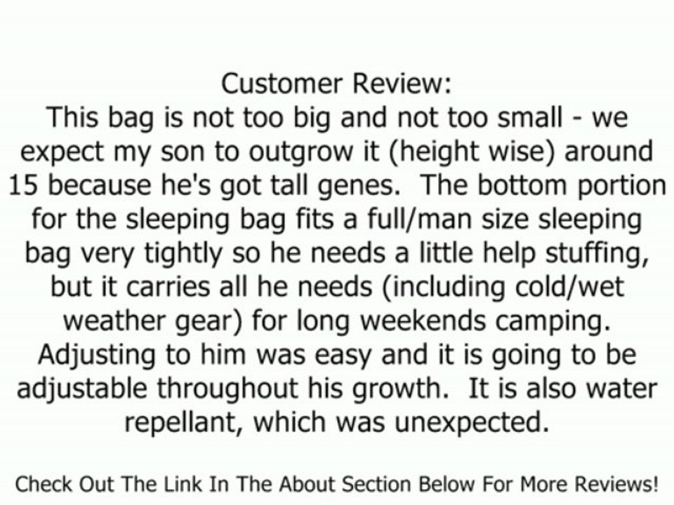 Kelty Lakota 65 Internal Frame Backpack Review