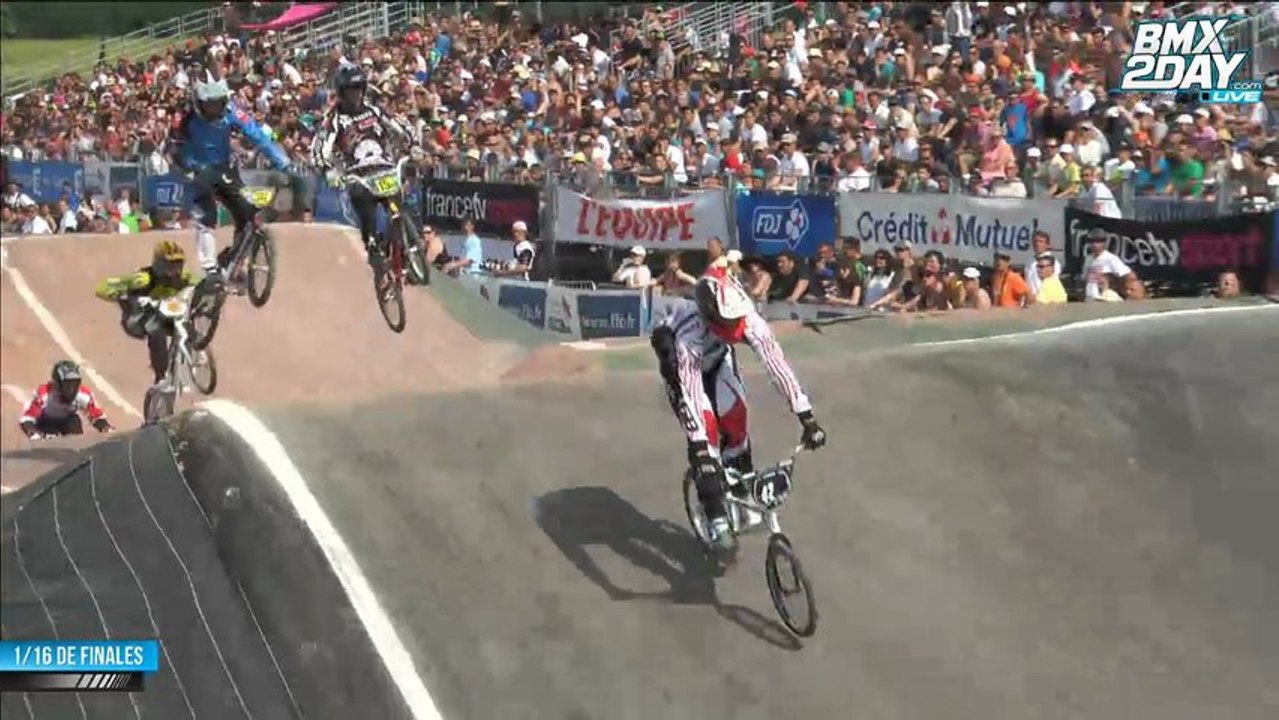 Replay 4 Championnats de France BMX à Massy 6 juillet 2013 - 1/16 de finales