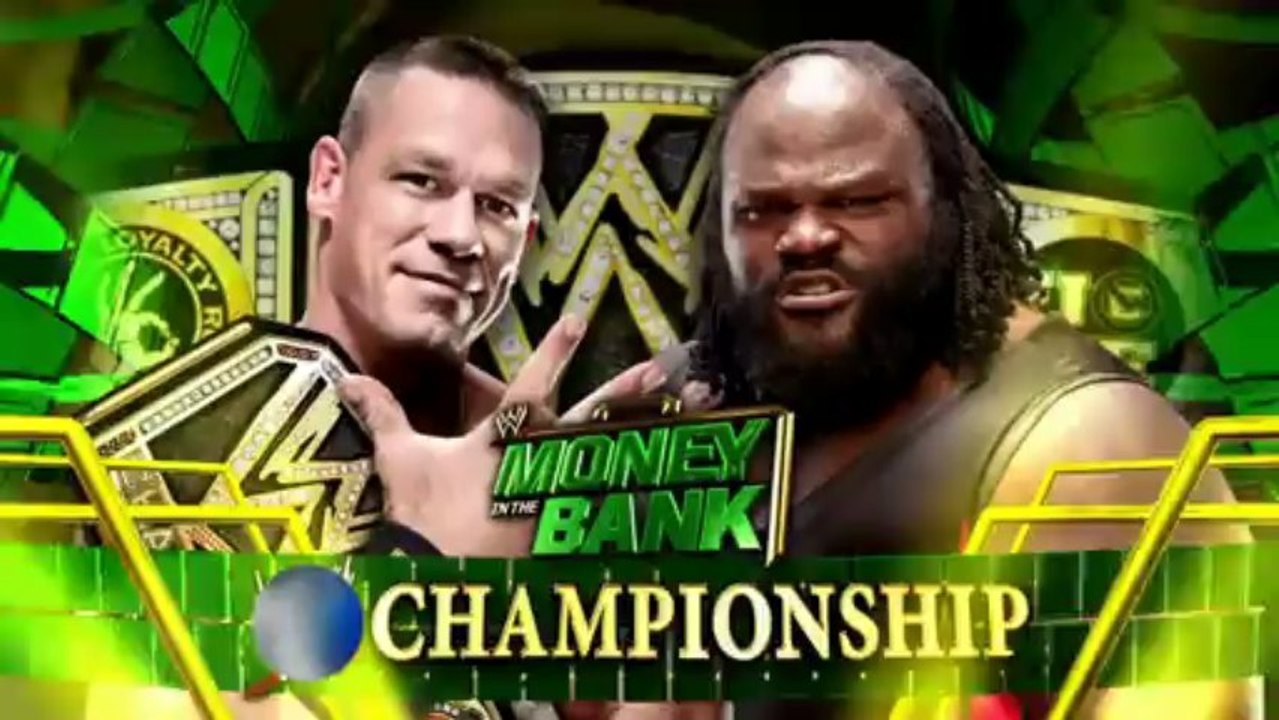 Promo Mark Henry Vs. John cena "Money in the bank" 2013