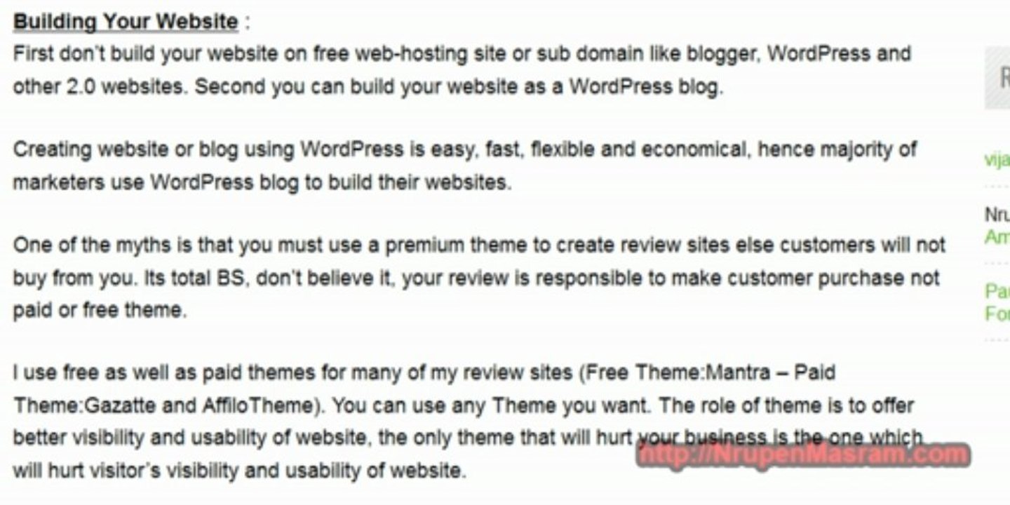 How To Create Money Making Micro Niche Site